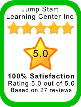 Jump Start Learning Center Inc 5.0 100% Satisfaction Rating 5.0 out of 5.0 Based on 27 reviews
